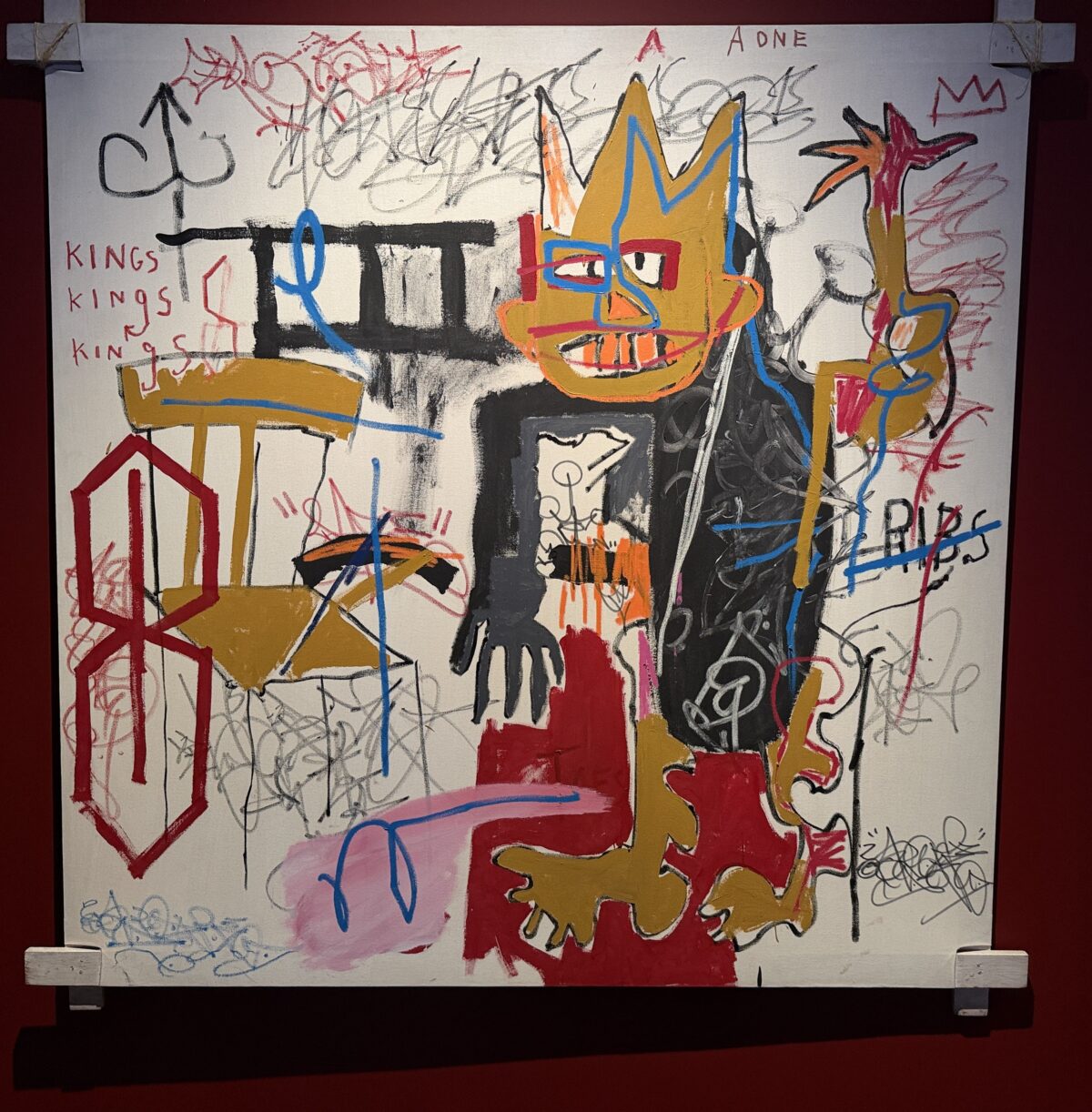 [Basquiat] Portrait of A-One A.K.A. King (1982)