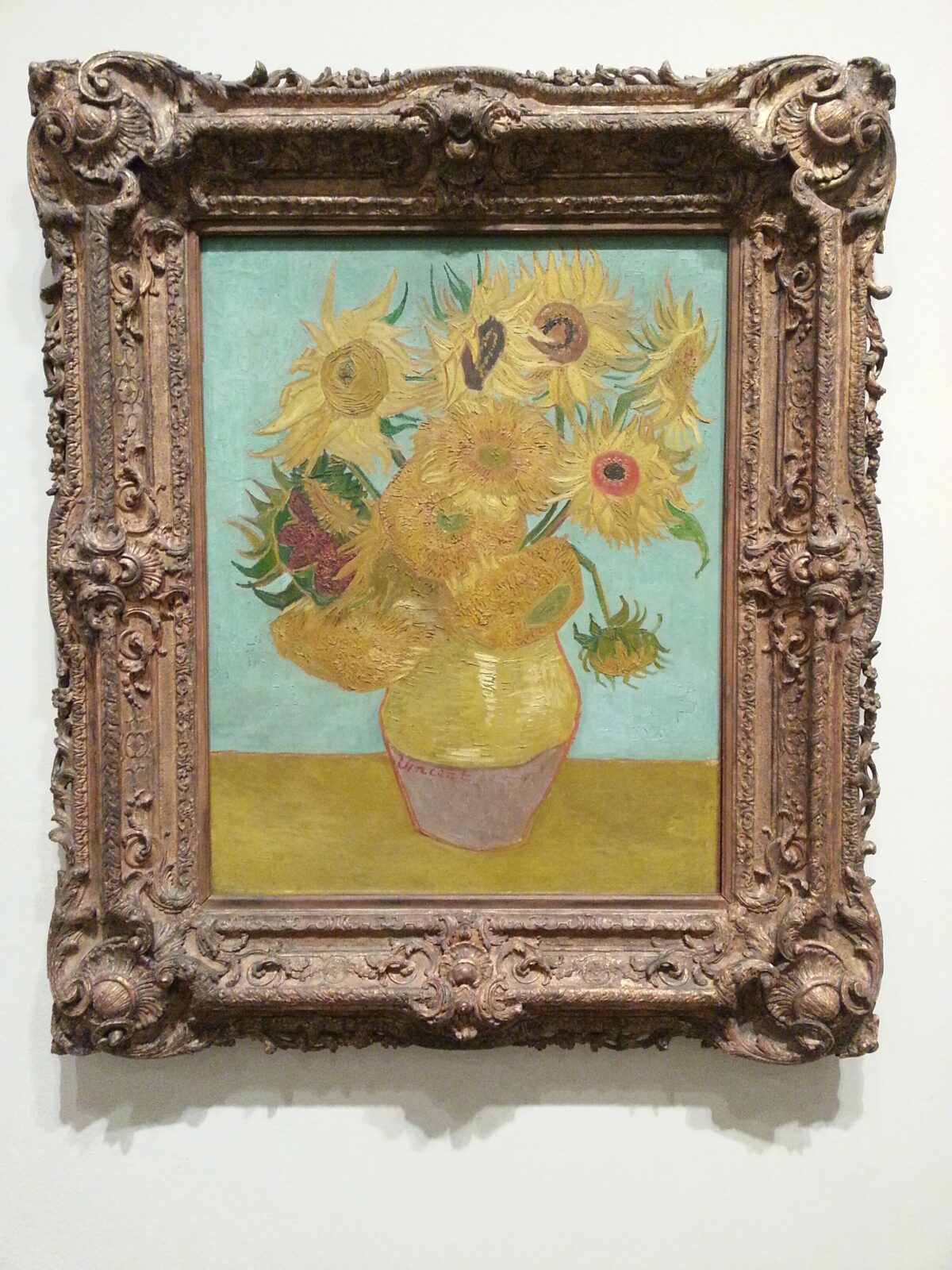 [Van Gogh] Sunflowers in the Vase#1(1889)