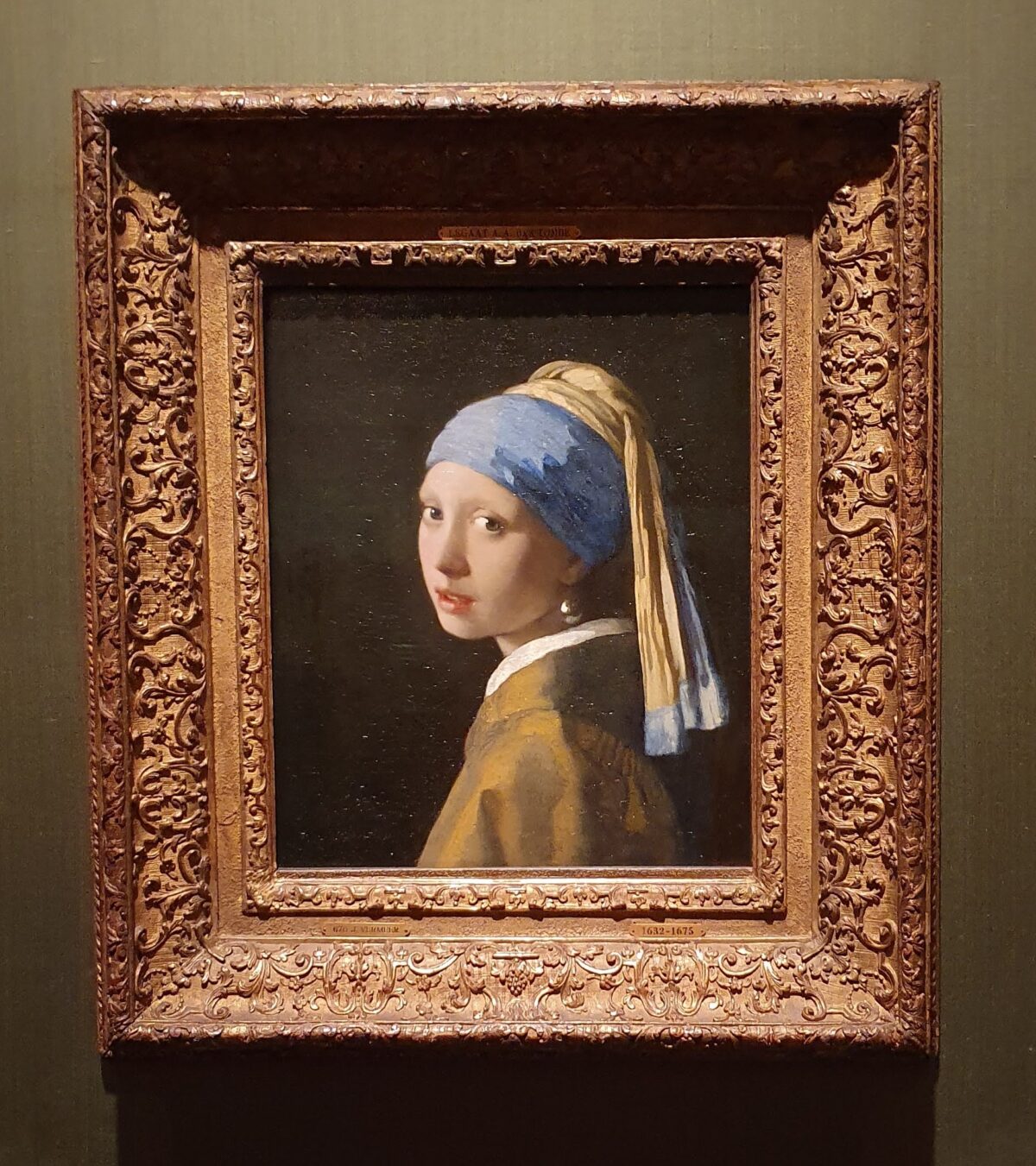 [Vermeer] Girl with a Pearl Earring(1665)